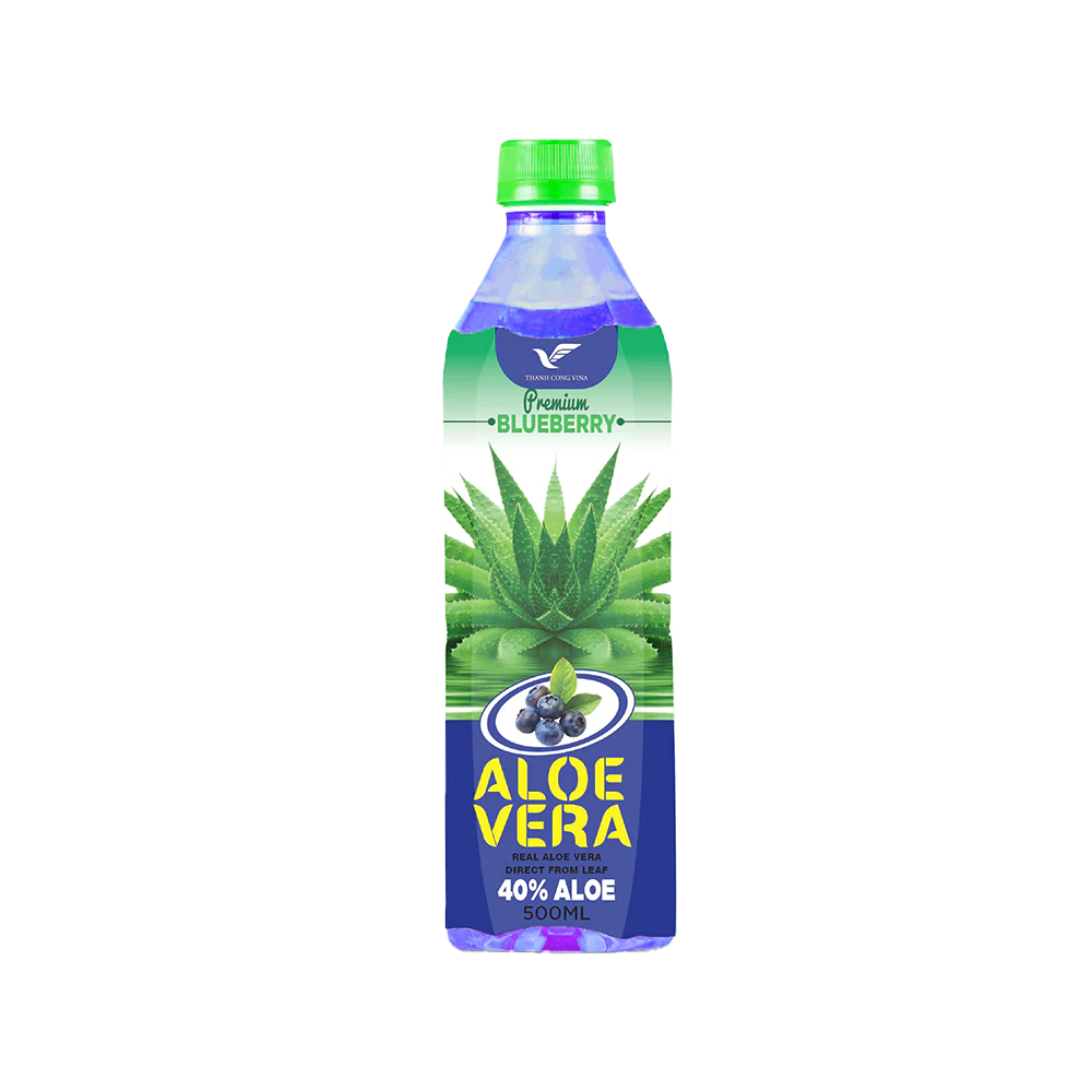 THANH CONG VINA Aloe Vera Drink With Blueberry Juice 500ml