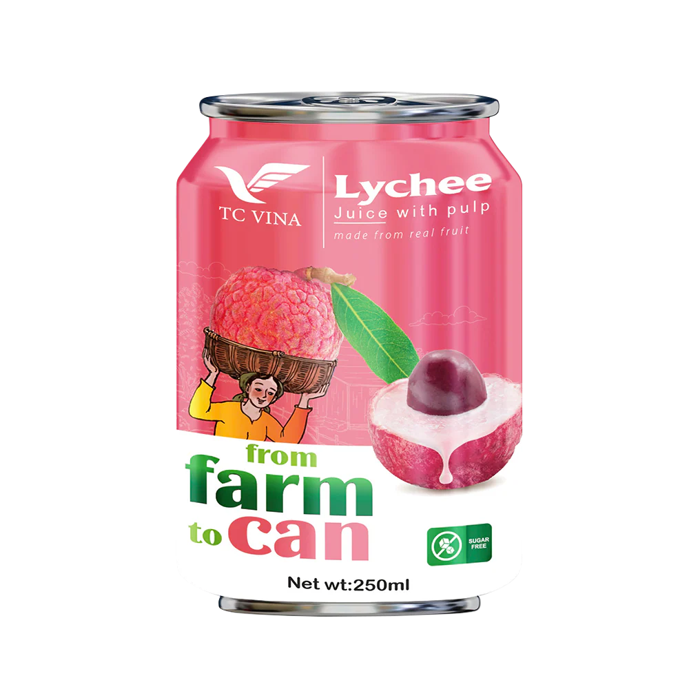 THANH CONG VINA Lychee Juice With Pulp 250ml