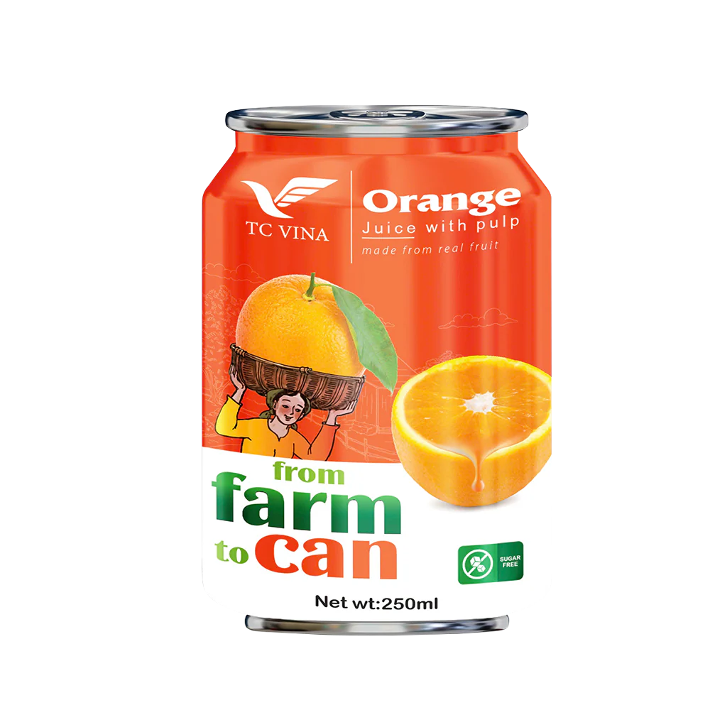 THANH CONG VINA Orange Juice With Pulp 250ml