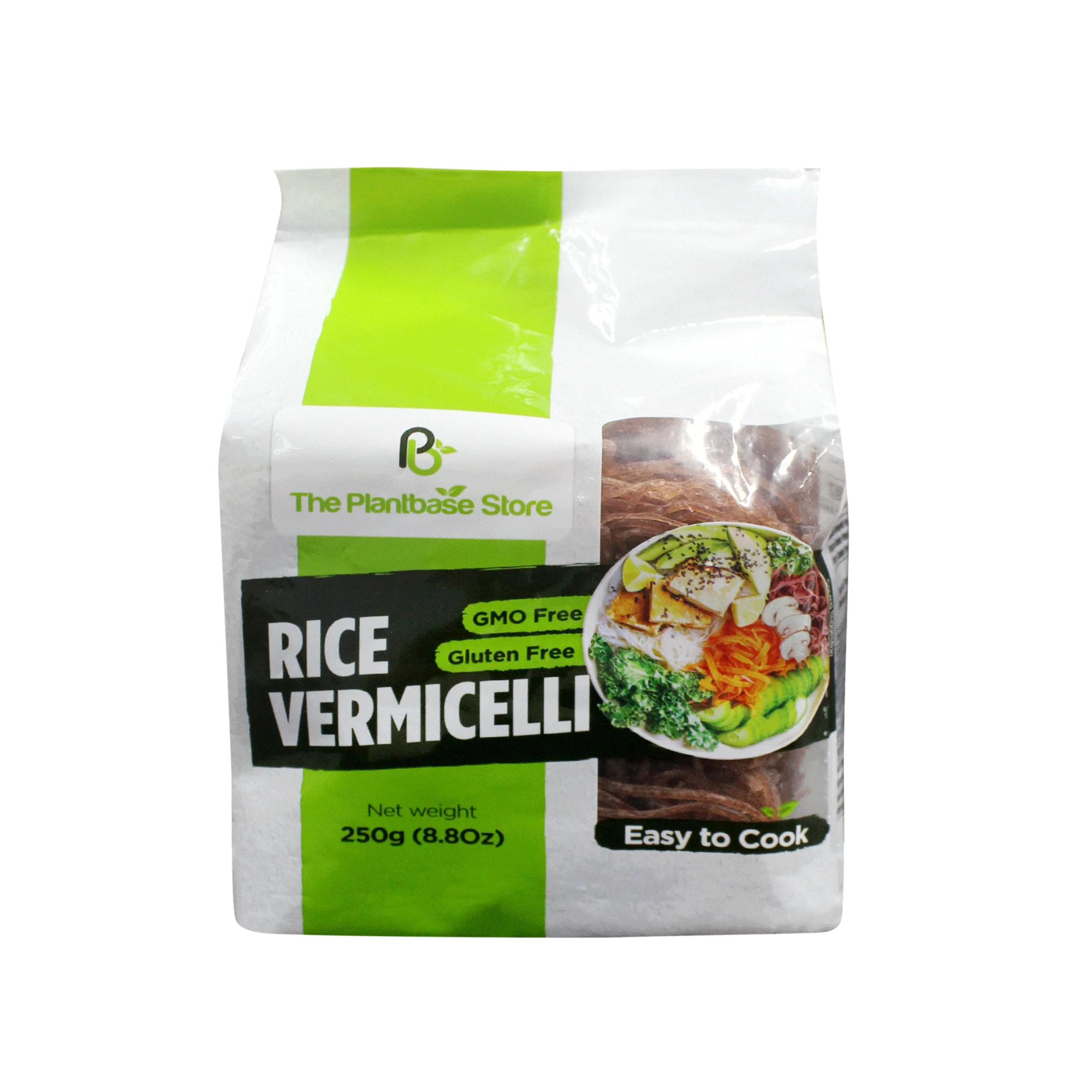 The Plantbase Store Brown rice vermicelli 1mm 250g