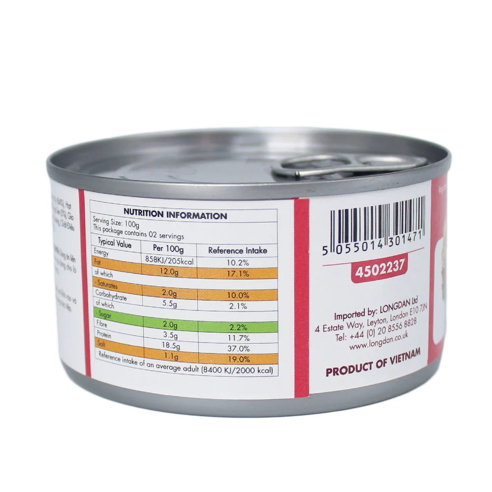 The Plantbase Store Canned Vegetarian Beancurd Skin With Lotus Seed 200g (Case 12) - Image 4