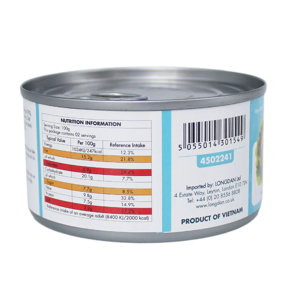 The Plantbase Store Canned Vegetarian Beancurd Skin With Oyster Mushroom 200g (Case 12) - Image 3