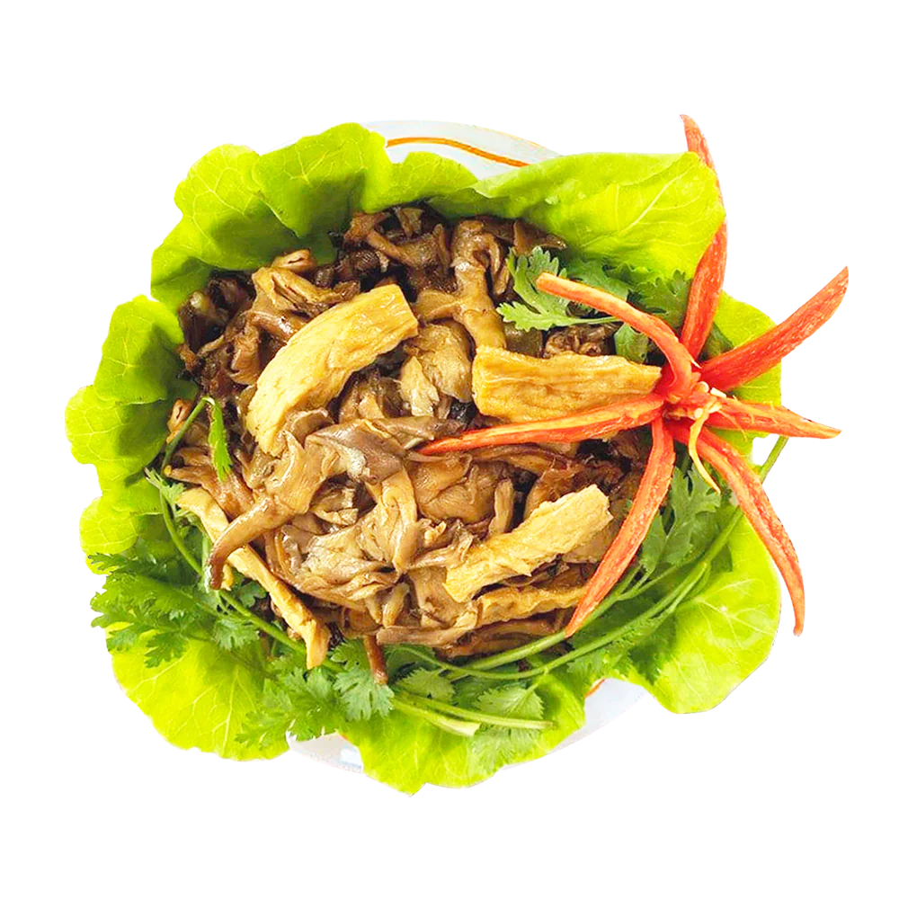 The Plantbase Store Canned Vegetarian Beancurd Skin With Oyster Mushroom 200g (Case 12) - Image 5