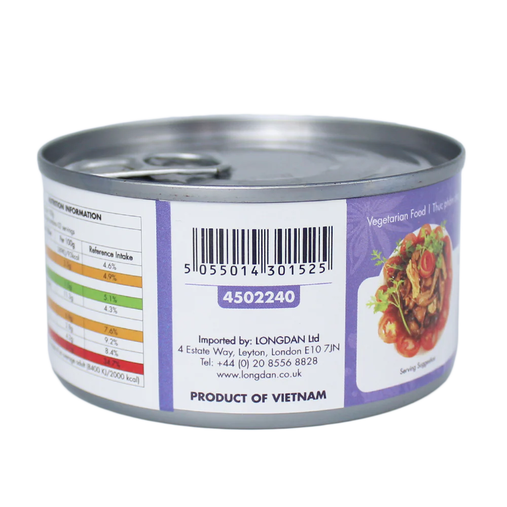 The Plantbase Store Canned Vegetarian Beancurd Skin With Termite Mushroom 200g (Case 12) - Image 4