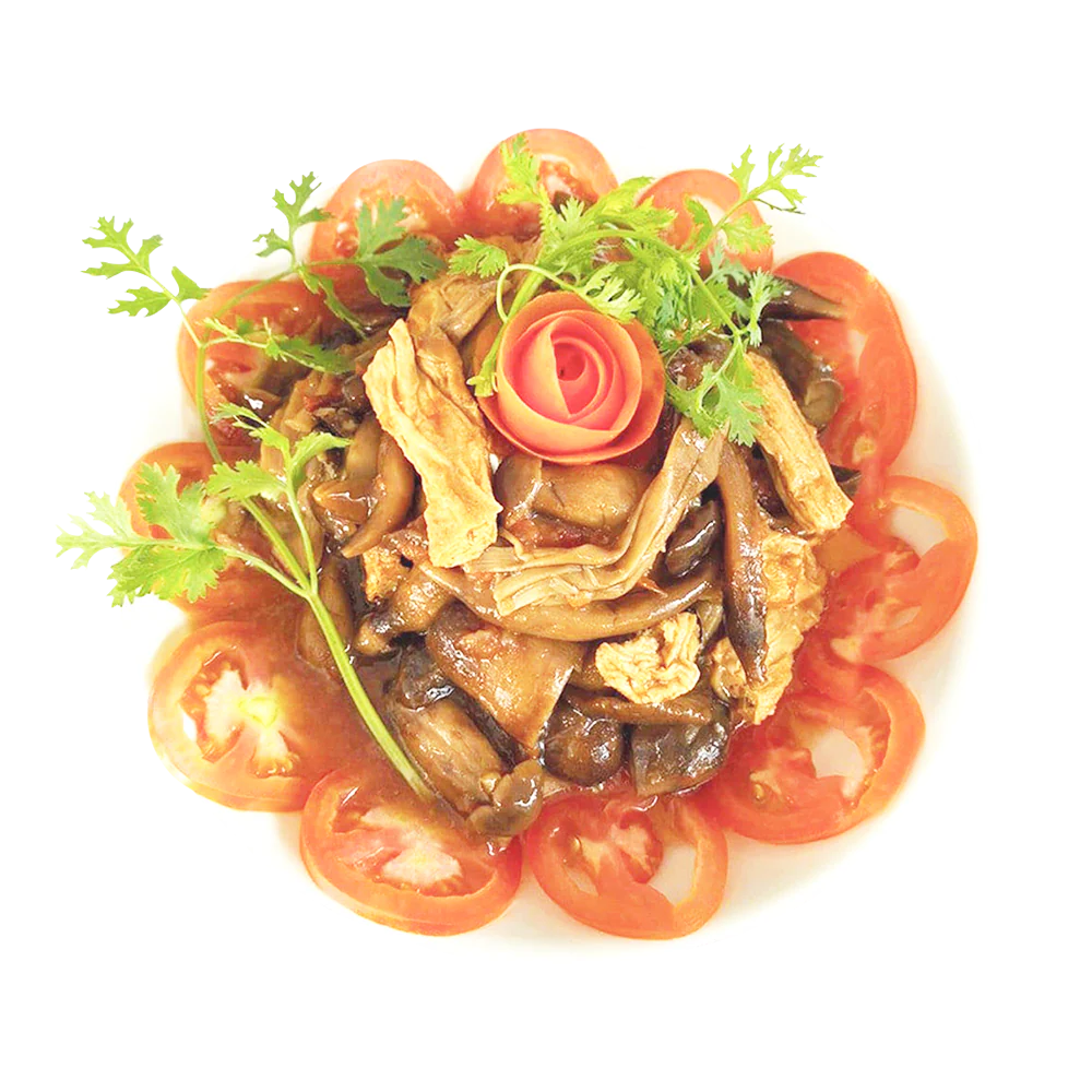 The Plantbase Store Canned Vegetarian Beancurd Skin With Termite Mushroom 200g (Case 12) - Image 5