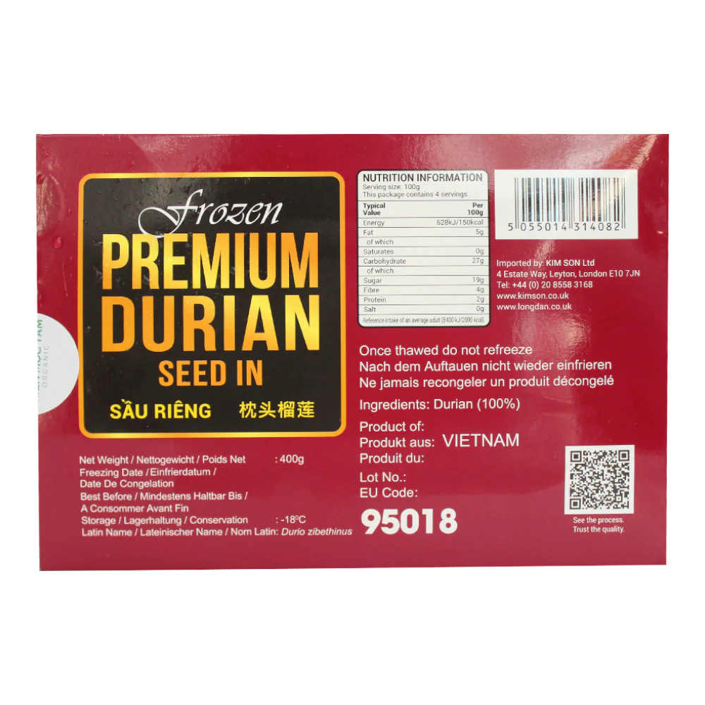 THE PLANTBASE STORE Frozen Premium Durian Seed In 400G (Frozen) - Image 2