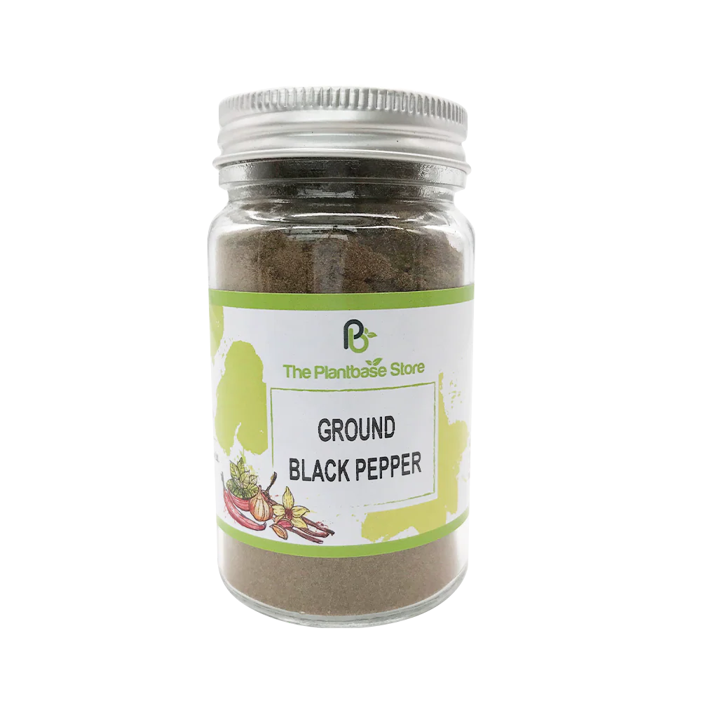 The Plantbase Store Ground Black Pepper 65g