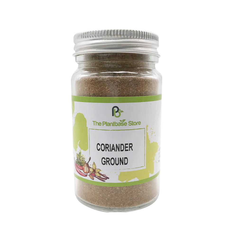 The Plantbase Store Ground Coriander 55g