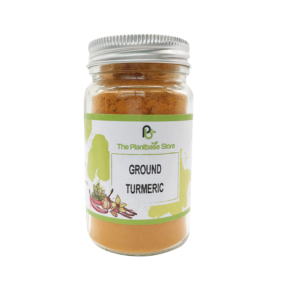 The Plantbase Store Ground Turmeric 65g (Case 6)