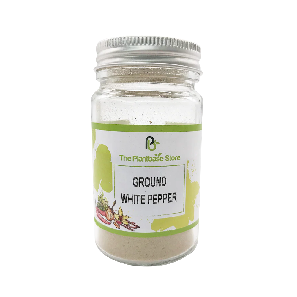 The Plantbase Store Ground White Pepper 55g