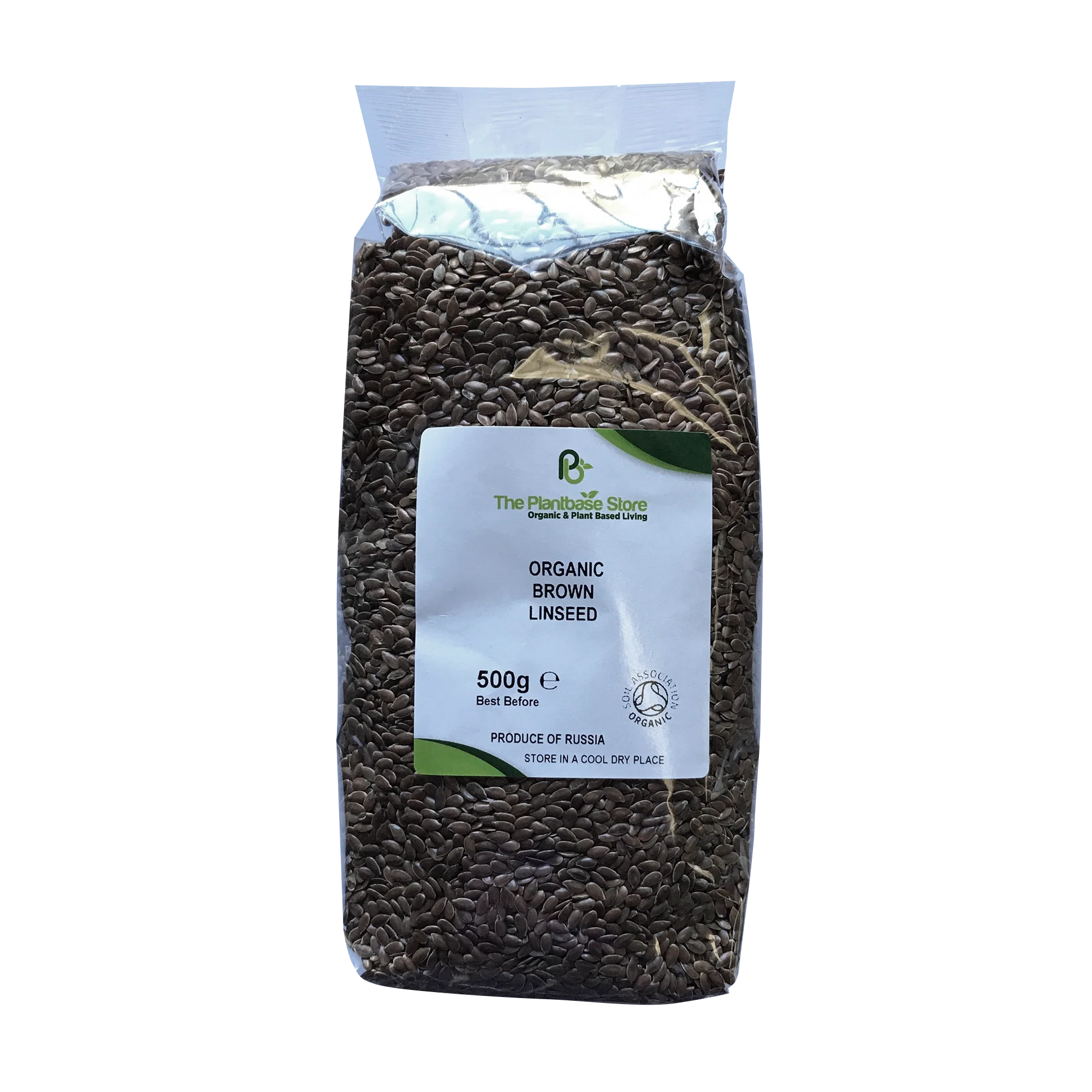 The Plantbase Store Organic Brown Linseed 500g - Image 2