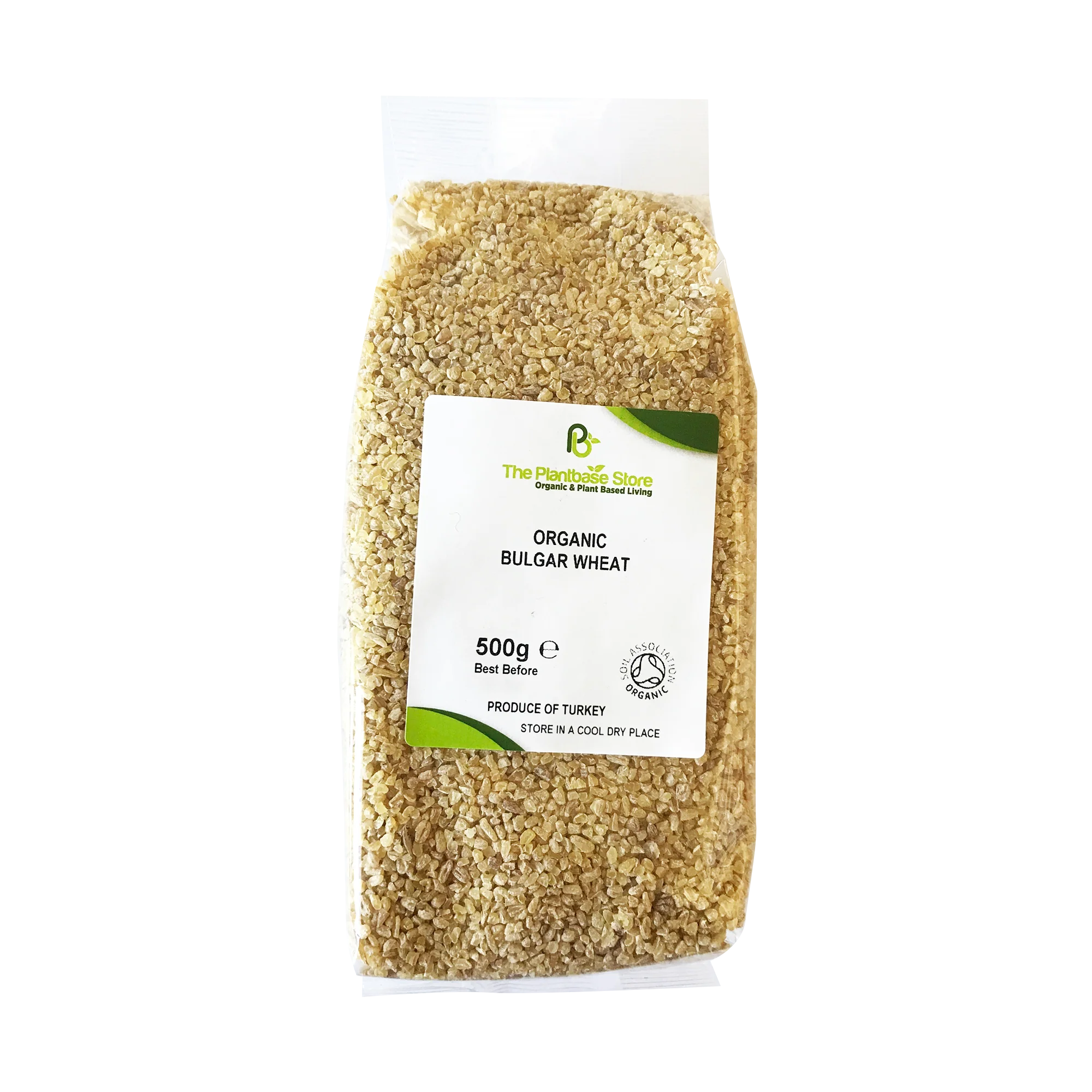 The Plantbase Store Organic Bulgur Wheat 500g