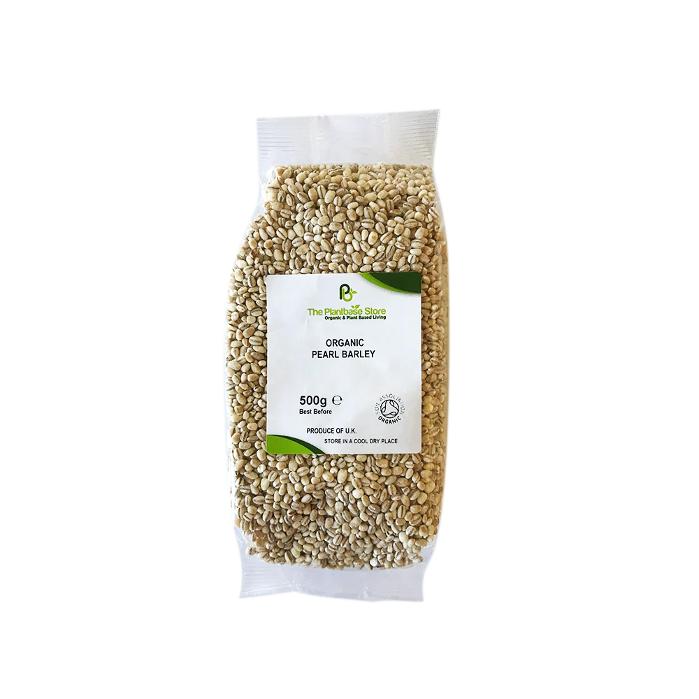 The Plantbase Store Organic Pearl Barley 500g