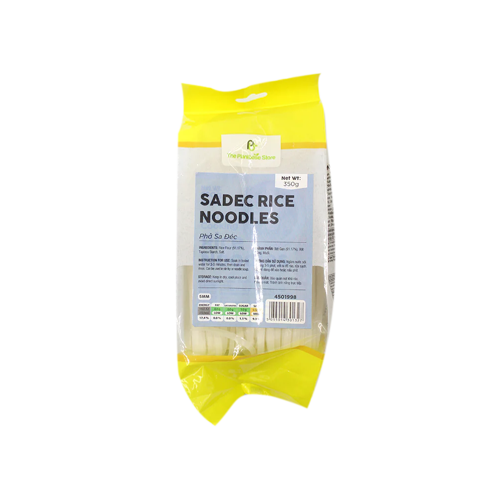 The Plantbase Store Sadec Rice Noodles 5mm 350g