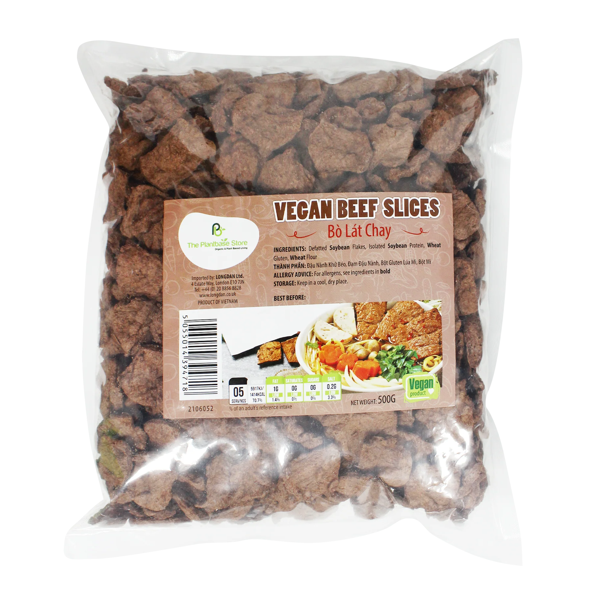 The Plantbase Store Vegan Beef Slices 500g