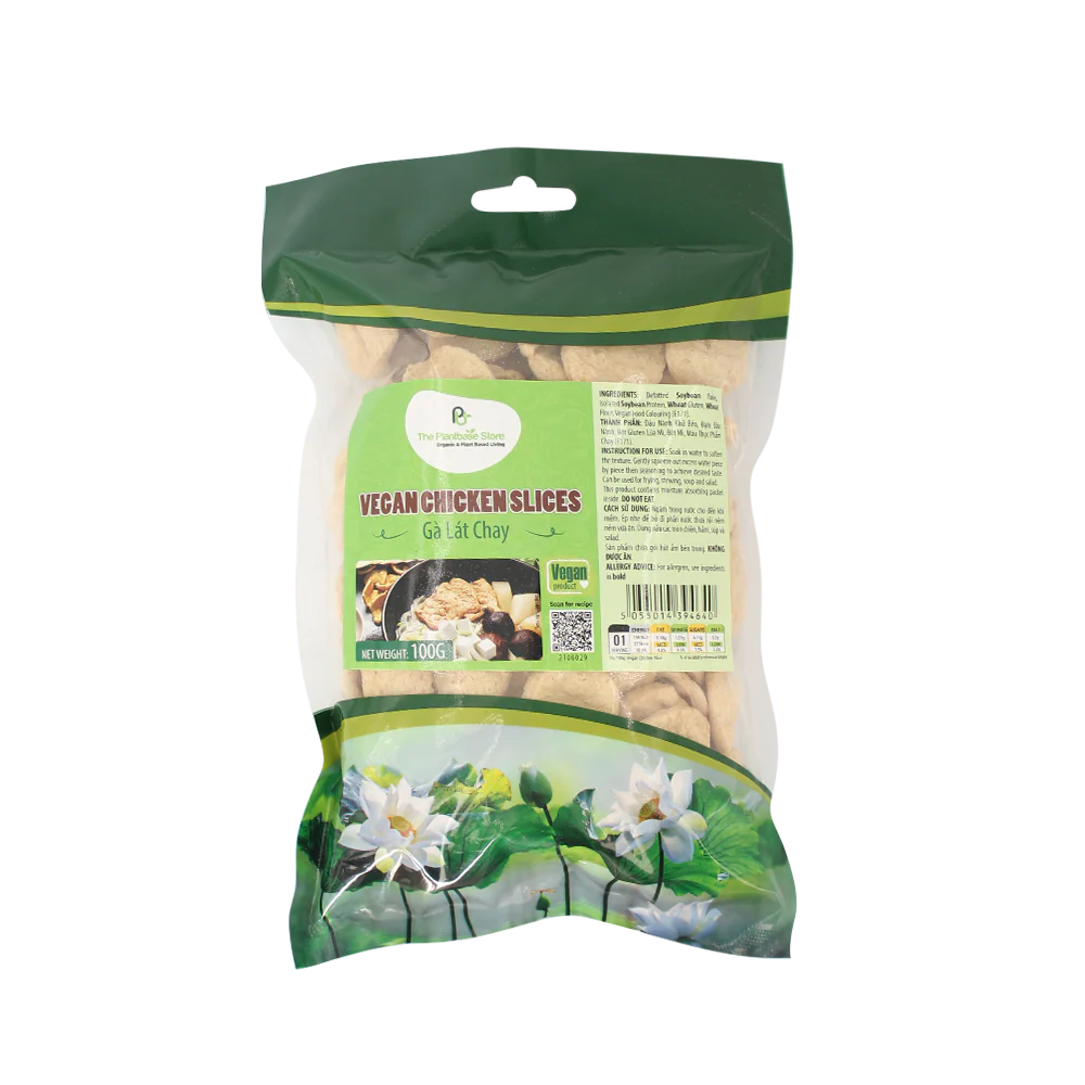 The Plantbase Store Vegan Chicken Slices 100g (Case 30)