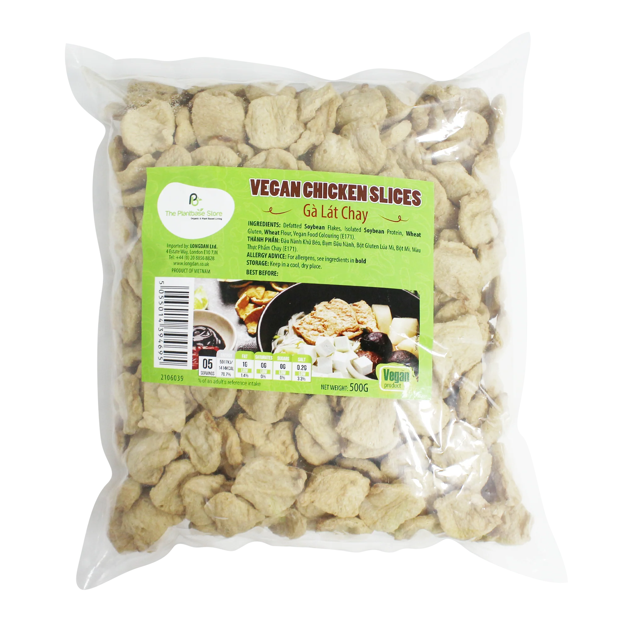 The Plantbase Store Vegan Chicken Slices 500g