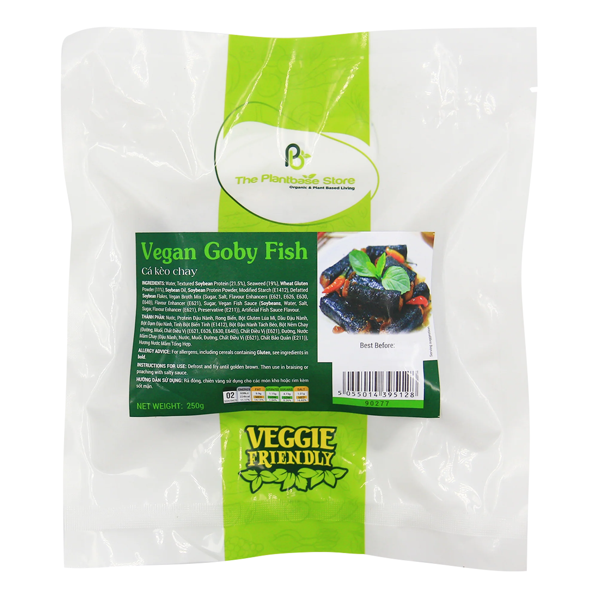THE PLANTBASE STORE Vegan Goby Fish 250g (Frozen)