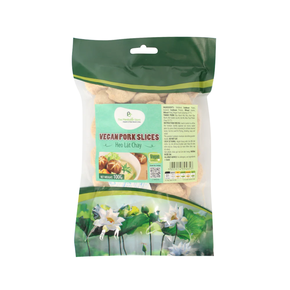 The Plantbase Store Vegan Pork Slices 100g (Case 30)