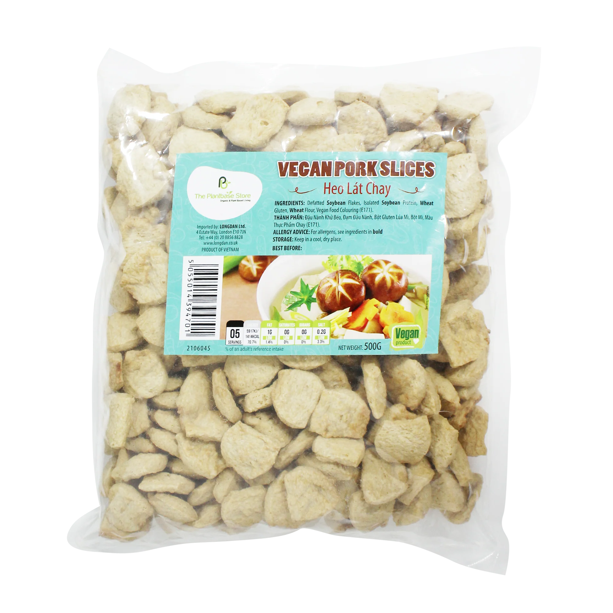 The Plantbase Store Vegan Pork Slices 500g