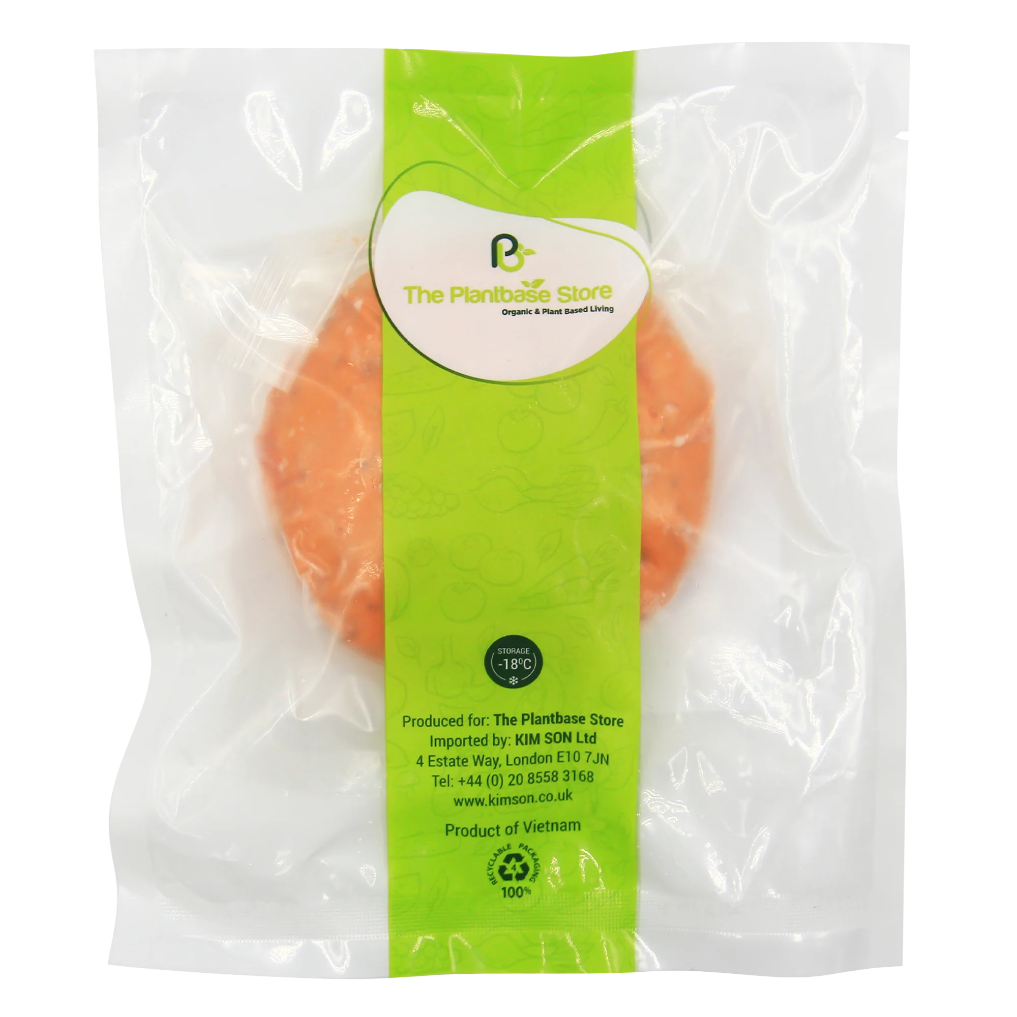 THE PLANTBASE STORE Vegan Roasted Cinnamon Pork Pate 250g (Frozen) - Image 2