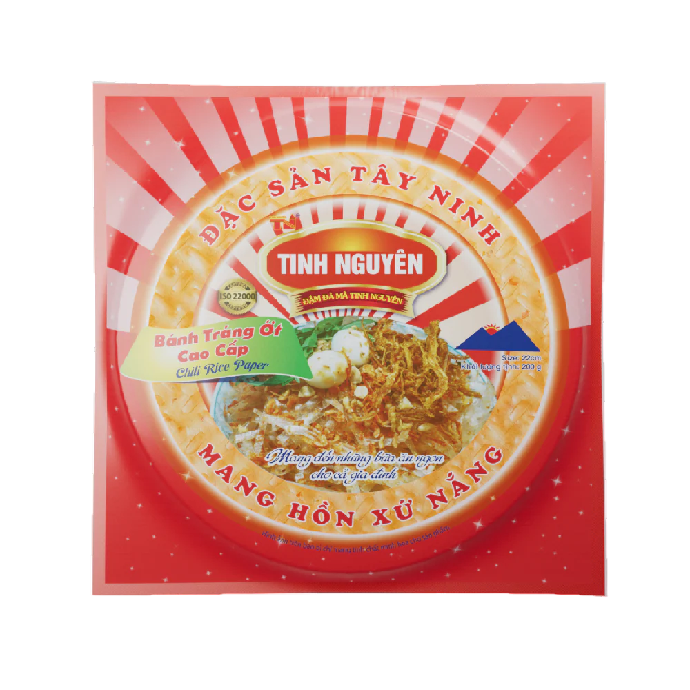 Tinh Nguyen Chili Rice Paper 200g