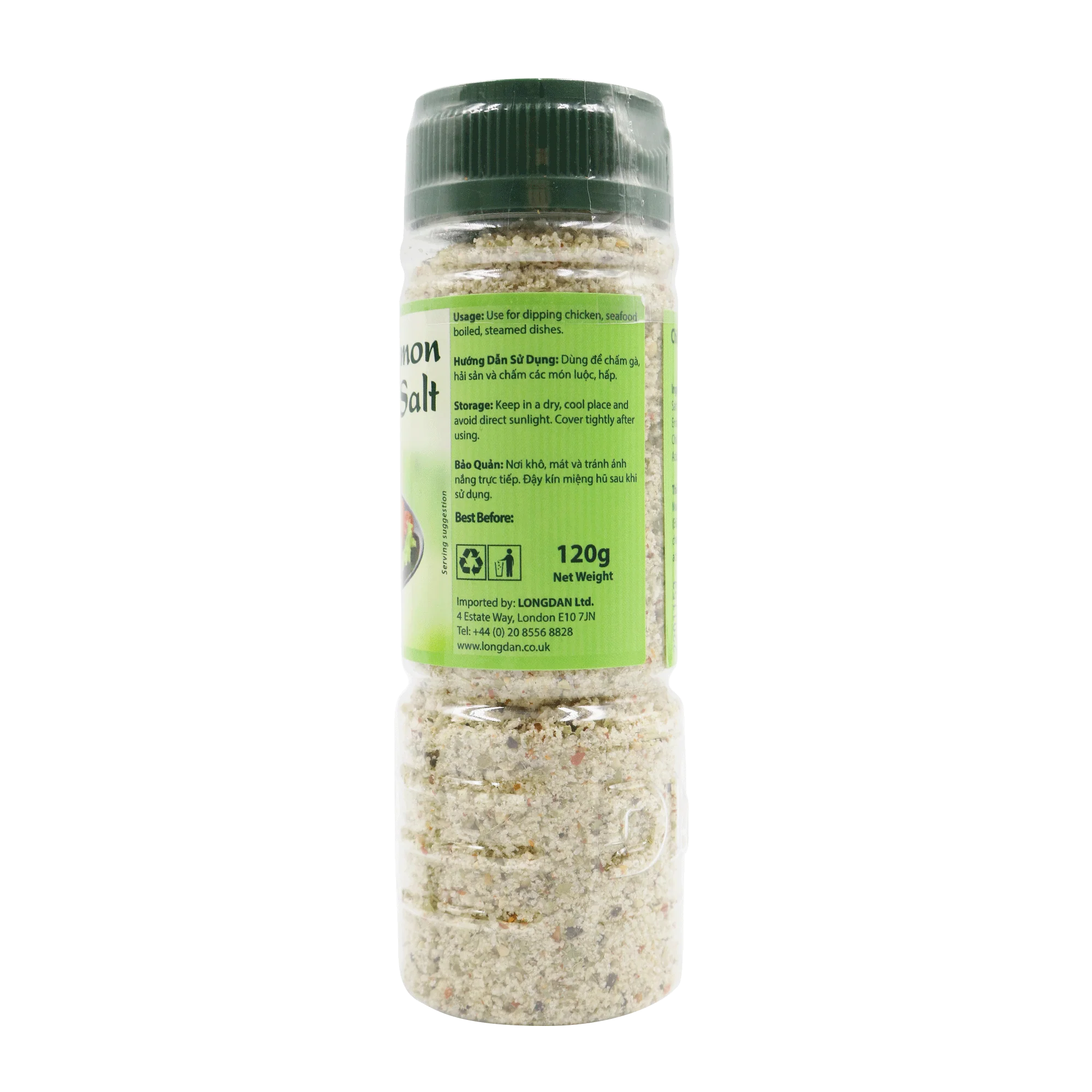 Tofuhat Chilli Lemon Pepper Salt 120g - Image 3