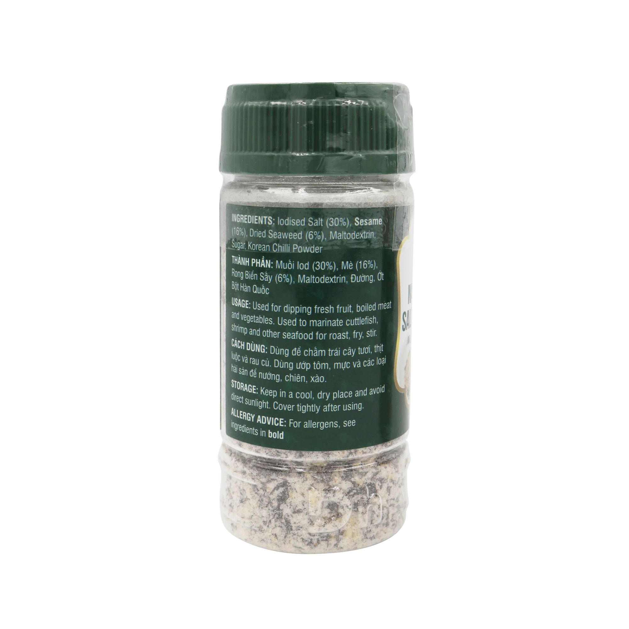 Tofuhat Natural Sesame Salt With Seaweed 55g - Image 2