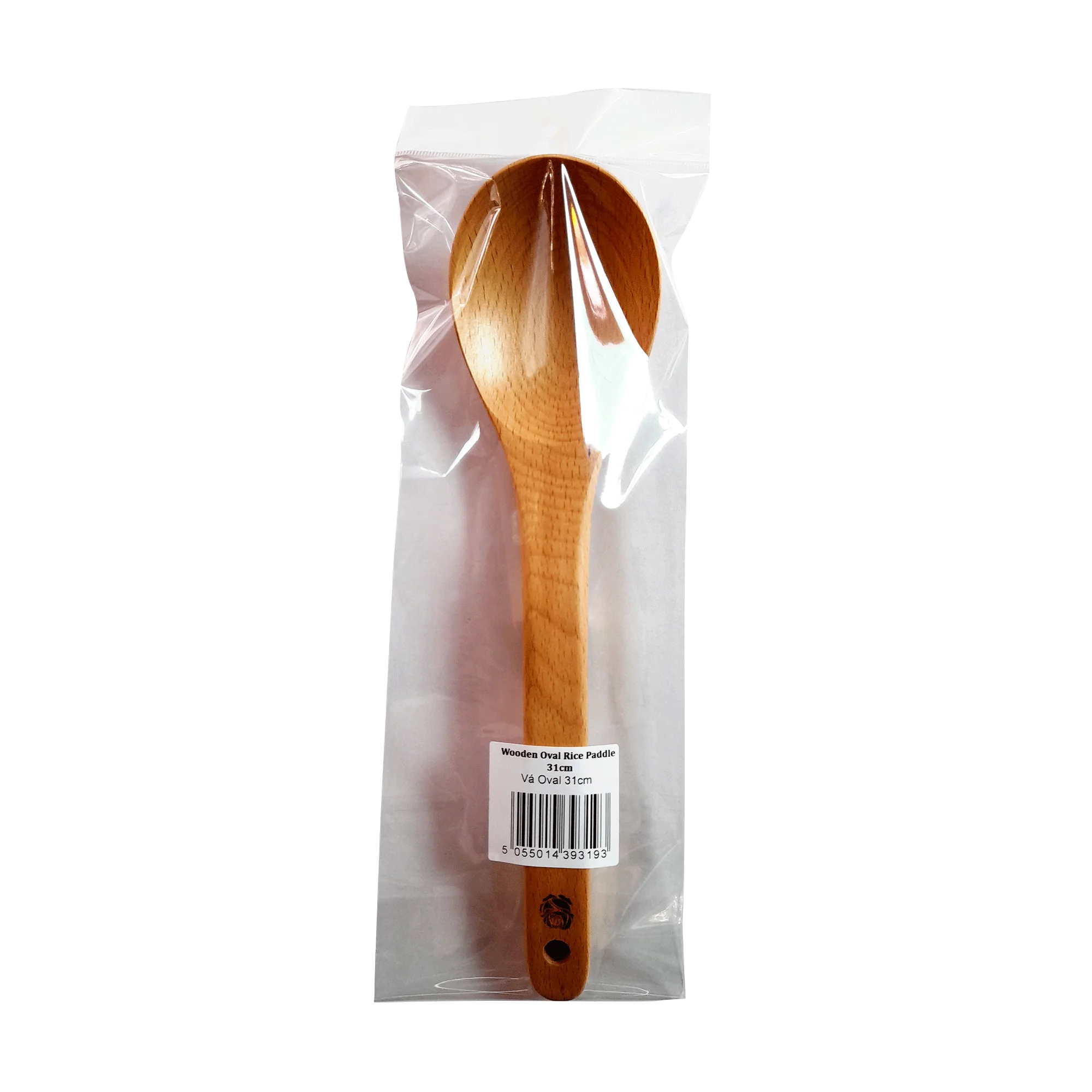 Truong Son Wooden Oval Rice Paddle 31cm - Image 2