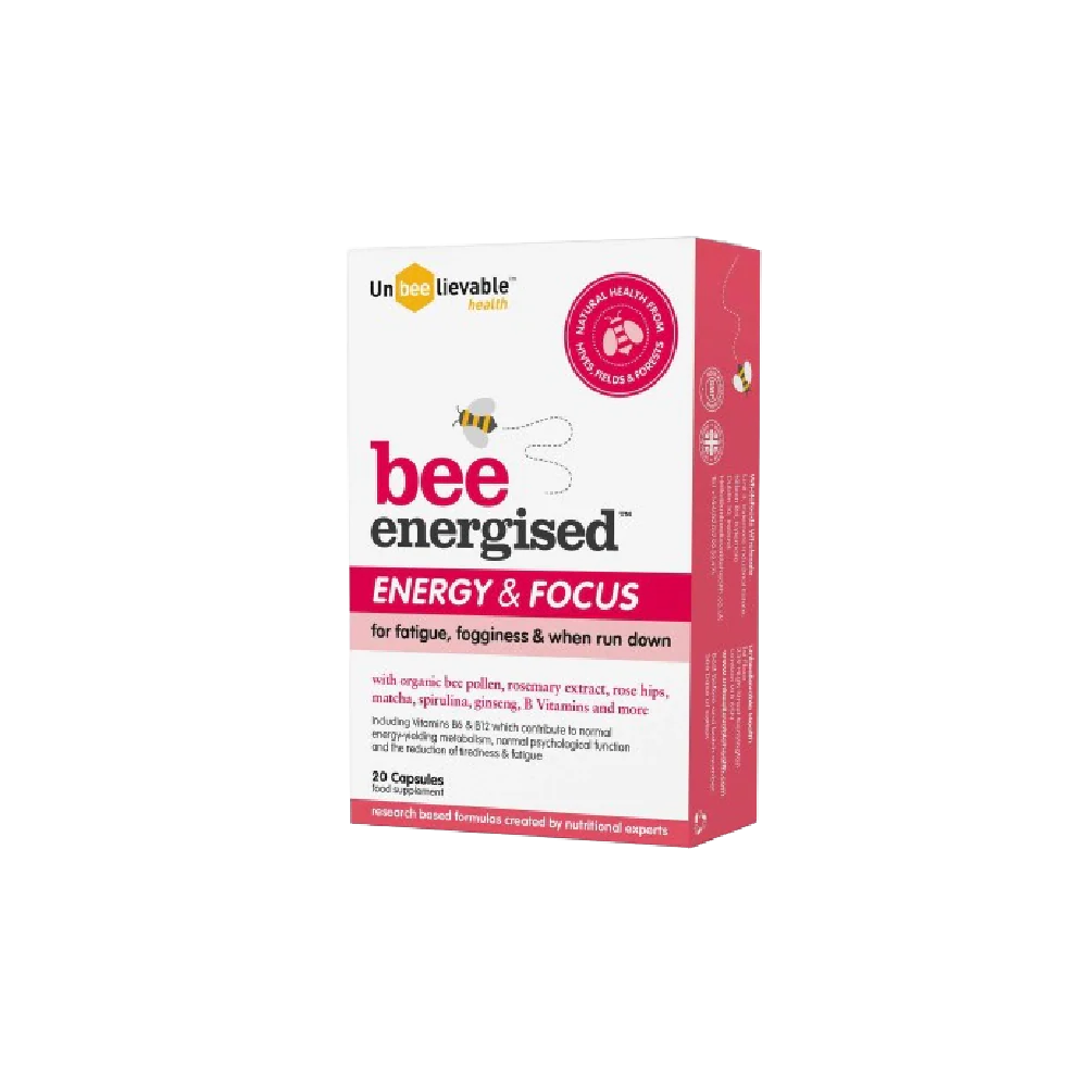 UNBEELIEVABLE HEALTH Bee Energised 20 Capsules
