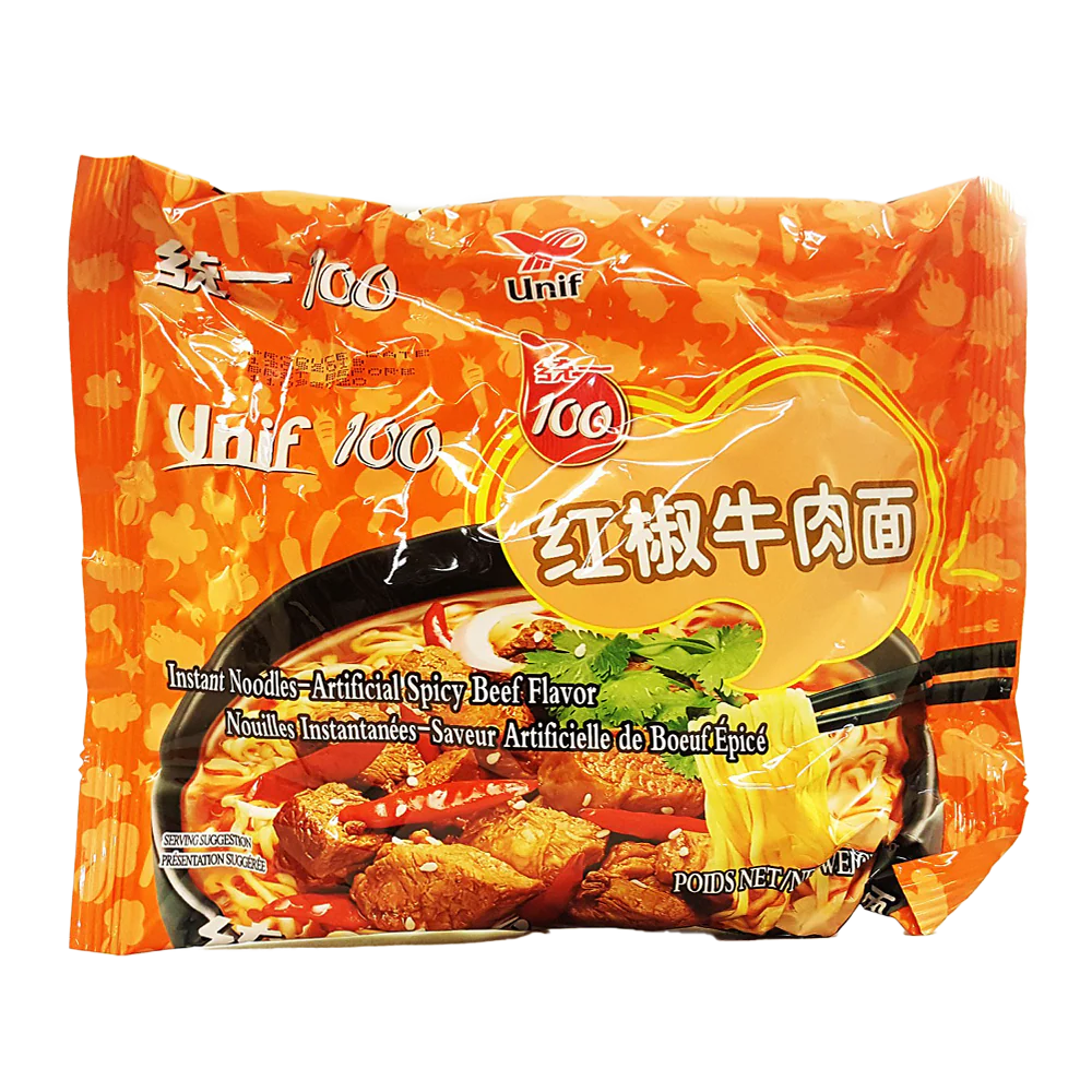 UNIF Noodles (Bag) Spicy Beef 108g