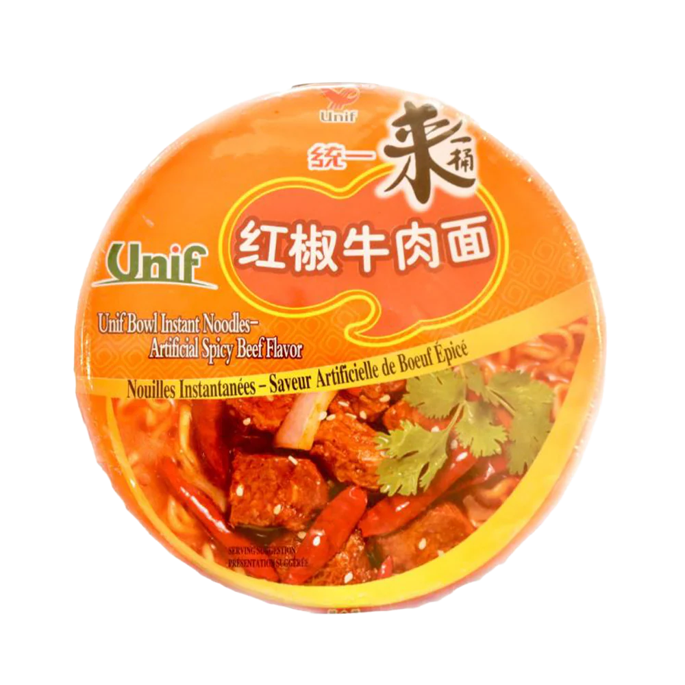 UNIF Noodles (Bowl) - Spicy Beef 110g
