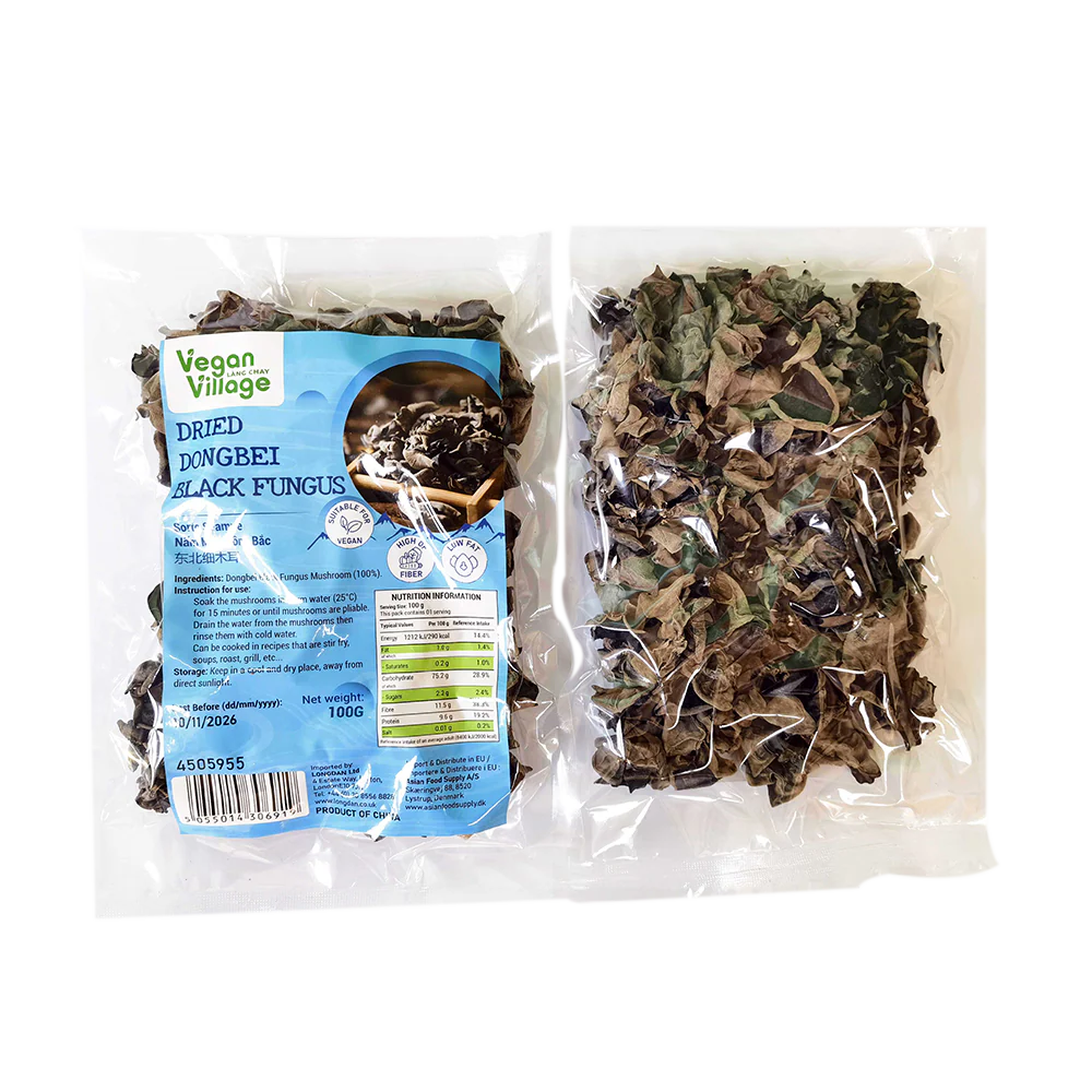 VEGAN VILLAGE Dried Dongbei Black Fungus 100g