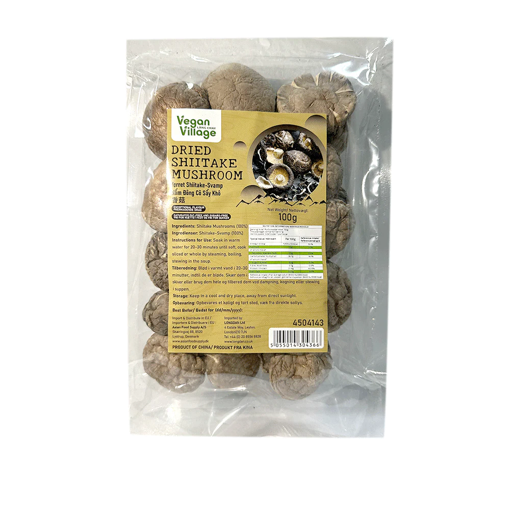 VEGAN VILLAGE Dried Shiitake Mushroom 100g