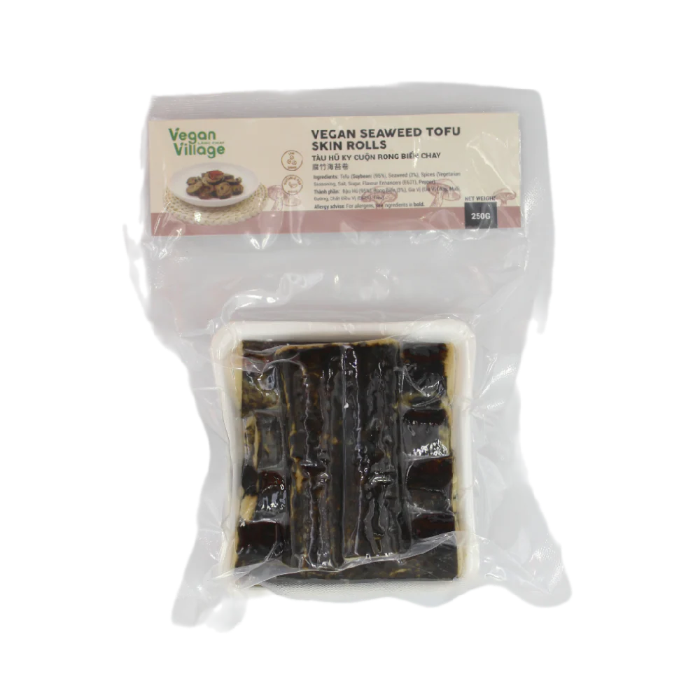 Vegan Village Seaweed Tofu Skin Rolls 250G (Frozen)