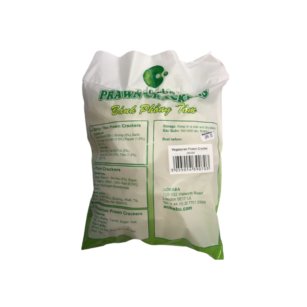 LONGDAN Vegetarian Prawn Cracker 100G - Image 2