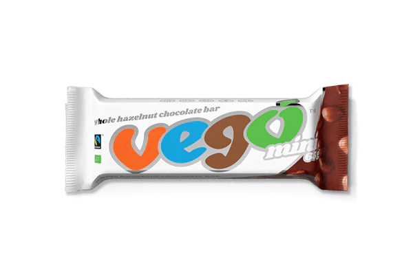 VEGO Organic Whole Hazelnut Chocolate Bar 150g