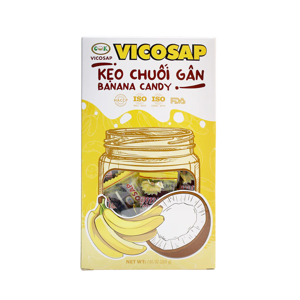 Vicosap Banana Candy 200g (Case 30)