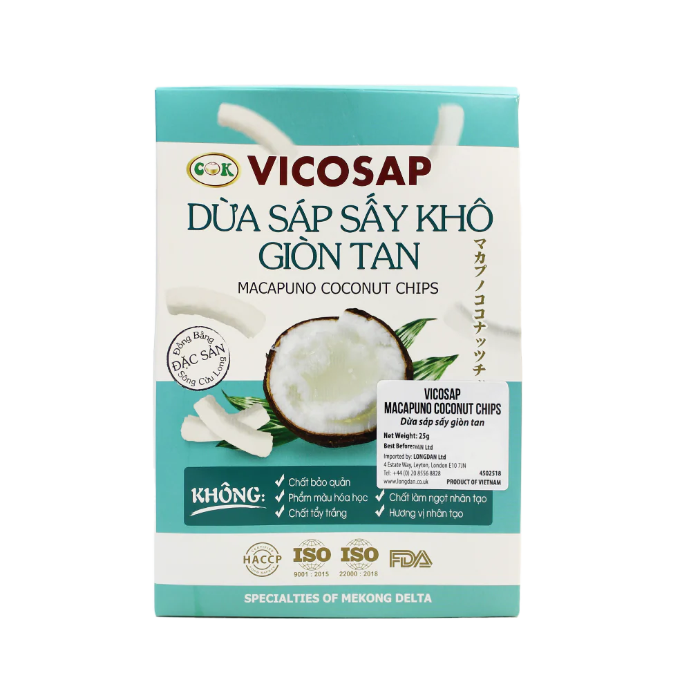 Vicosap Macapuno Coconut Chips 25g