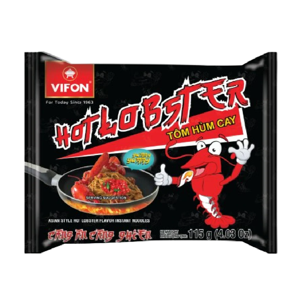 Vifon Asian Style Hot Lobster Flavour Instant Noodles 115g