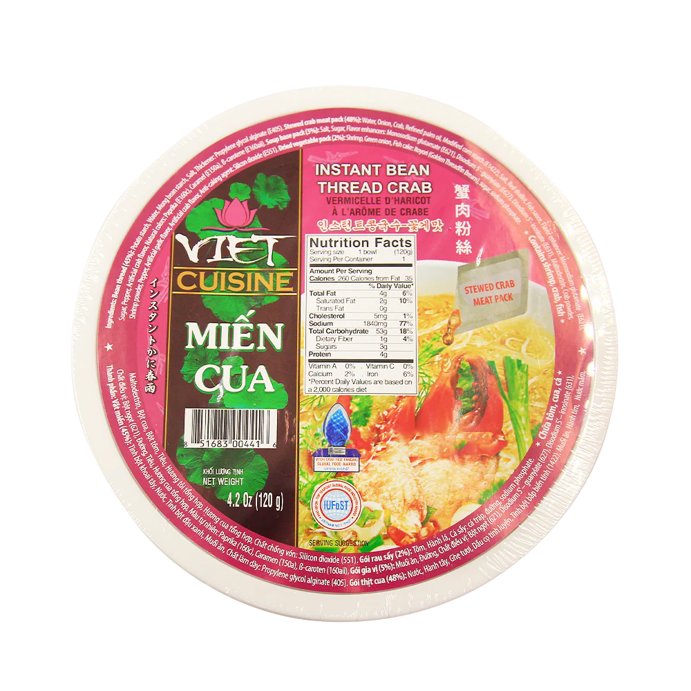 Vifon Instant Crab Bean Thread 120g