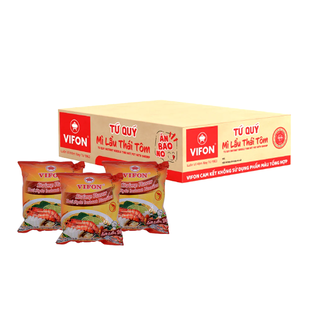 Vifon Instant Noodle Shrimp Mi Lau Thai 70G (Case 30)