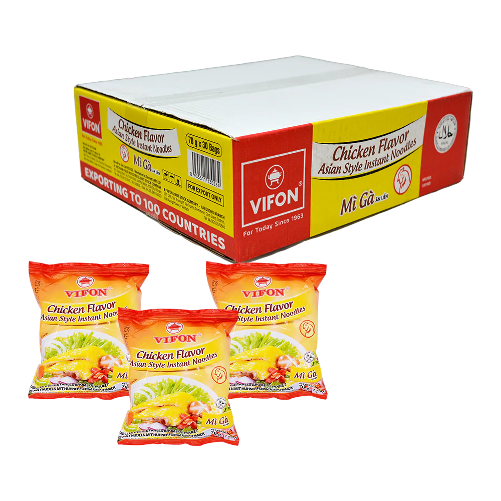 Vifon Instant Noodles Chicken Flavour 70g (Case 30)