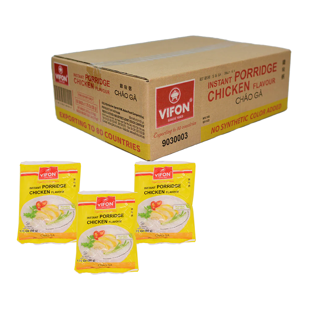 Vifon Instant Porridge Chicken 50g (Case 50)