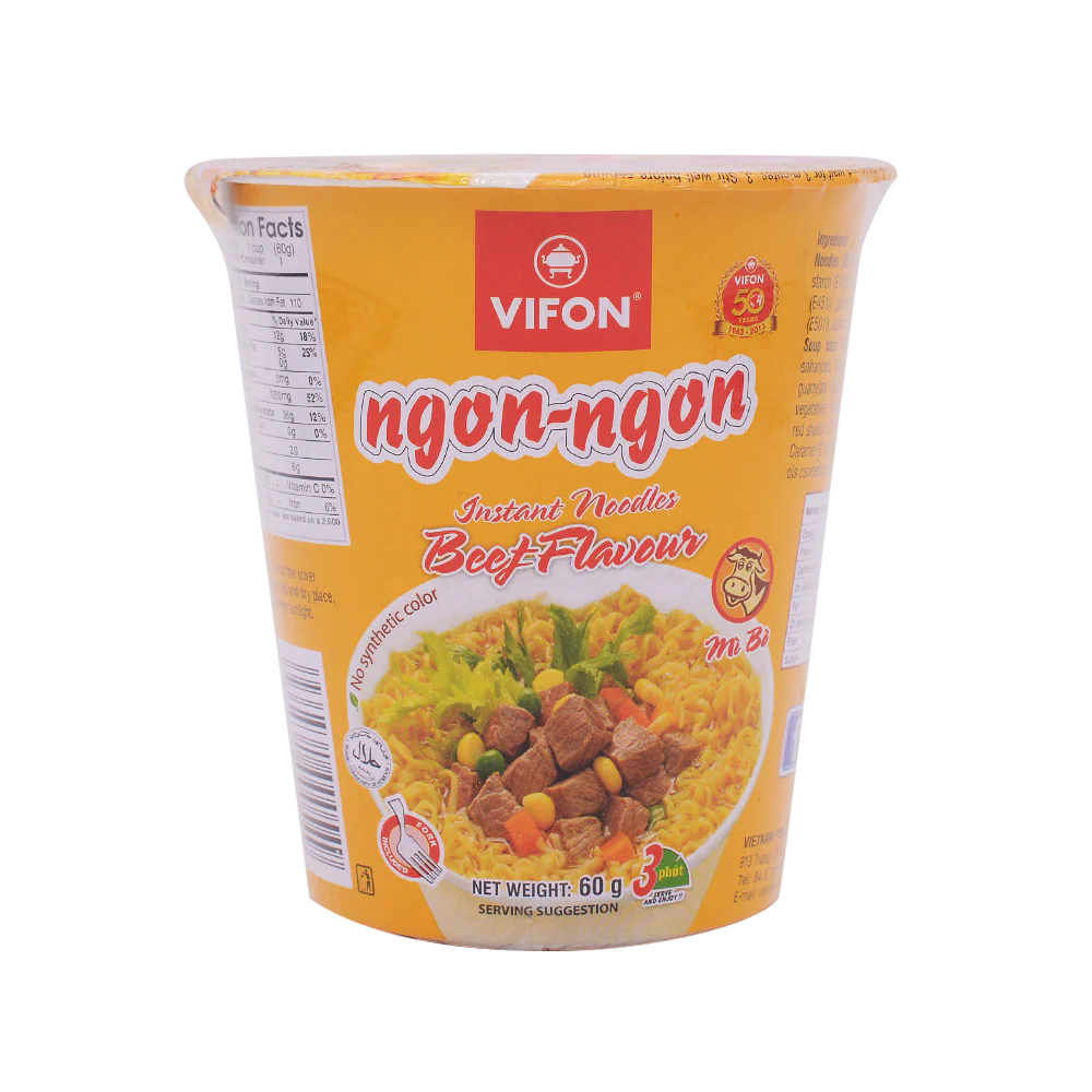 Vifon Oriental Style Beef Flavour Cup 60g