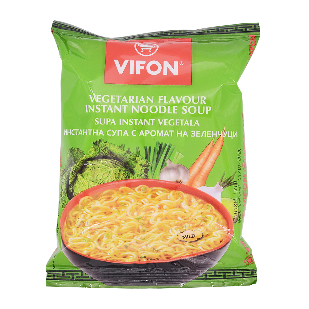Vifon Vegetarian Flavour Instant Noodles 60g - Image 3