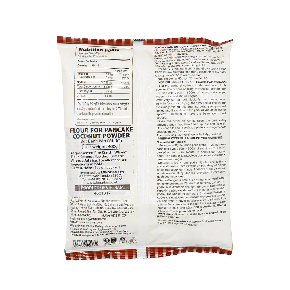 Vinh Thuan Flour For Pancake With Coconut Milk 400g - Image 2