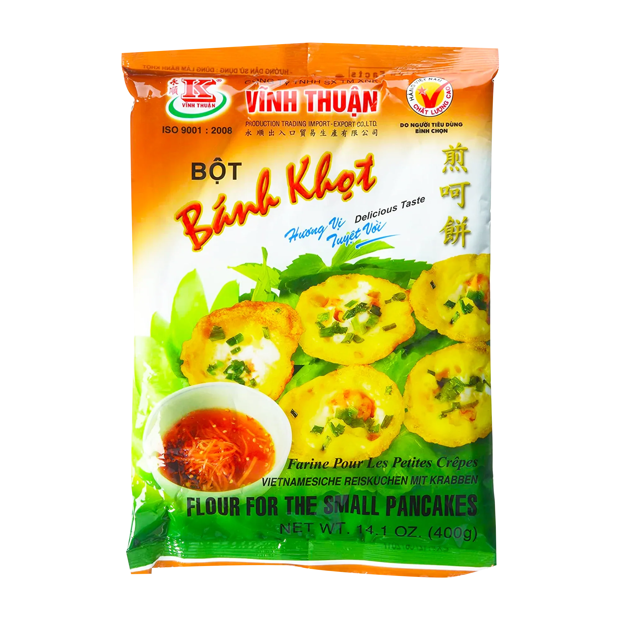 Vinh Thuan Flour for Small Pancake 400g (Case 20)