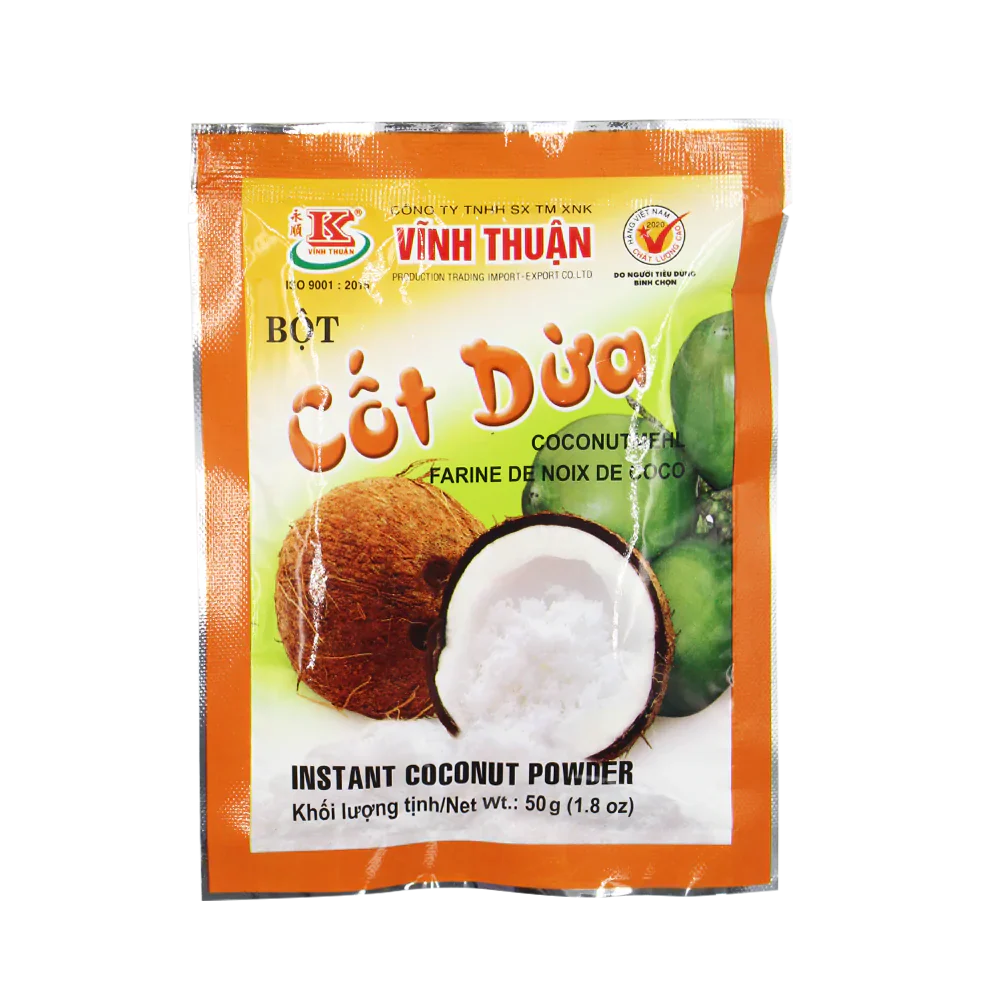 Vinh Thuan Instant Coconut Powder 50g (Case 100)