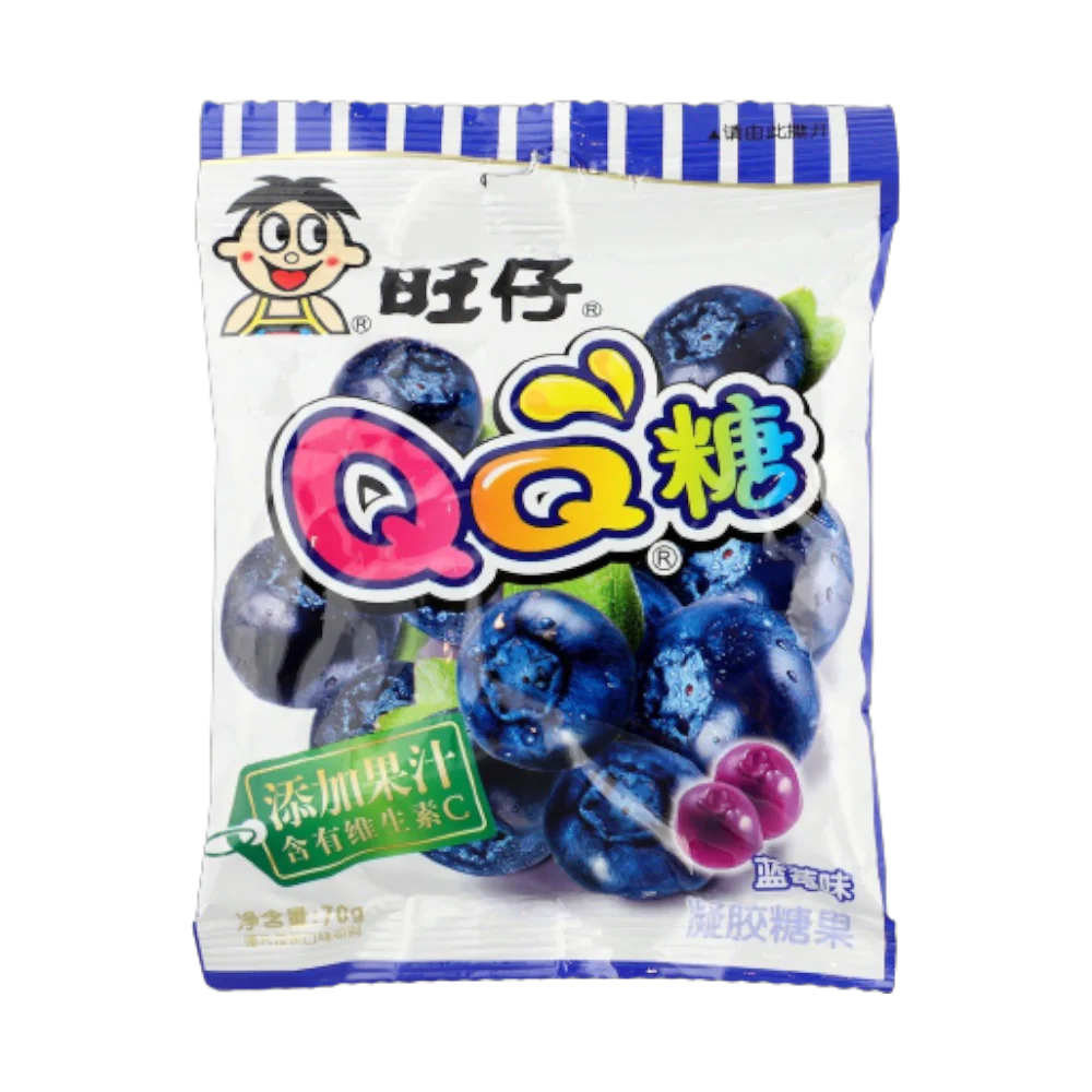 WANT WANT Gummy Blurberry Flavour 70g